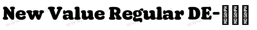 New Value Regular DE字体转换 New Value Regular DE字体转换